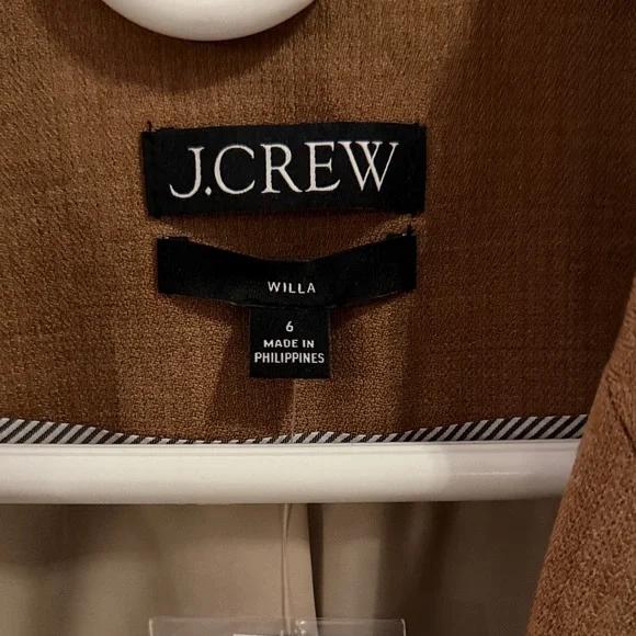 J.Crew Willa Tan Blazer NWT size 6 - Picture 2 of 6